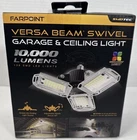 Farpoint Versa Beam Swivel Garage & Ceiling Light 10,000 Lumens Ultra Bright New. Price: $24.93.