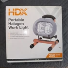 Hdx Halogen Portable Job Site Work Light 250-WATT (ob) New. Price: $20.00.