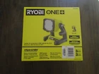 New" Ryobi 18V One+ Hybrid Led Flood Light (PCL630B) P77. Price: $60.00.