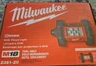 Milwaukee 2361-20 M18 Rover 1500 Lumens Trueview Led Flood Light (bare) New. Price: $82.99.