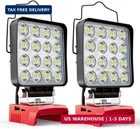 Livowalny Led Work Light Compatible With Milwaukee 18V Battery, 2PCS 112W Portab New. Price: $57.36.