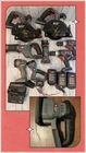 Porter Cable Tool Set Drill Circular Saw Rotary Reciprocating Flashlight Sander Used. Price: $285.00.