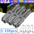 Rechargeable 990000LM Led Flashlight Tactical Police Super Bright Torch Zoomable New. Price: $6.29.