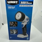 New Hart Rechargeable Handheld Spot Work Light With Rotating Head, Magnetic Base. Price: $24.99.