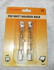 Luminar Work 250W Watt Halogen Light Bulb #64870 T3 Base 2900 Kelvin Pack Nip New. Price: $12.95.