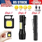 Led Mini Flashlight Tactical Penlight Super Bright Torch Usb Rechargeable Cob New. Price: $8.05.