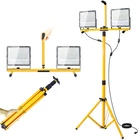 Riuvao 30000 Lumen Led Work Lights Stand - Head Portable Tripod New. Price: $137.17.