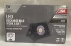Ace 1200 Lumen 4000K Led Indoor Rechargeable Work Light Open. Price: $19.97.