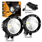 Auxbeam 4" 100W Round Led Work Bar Spot Pods Offroad Driving Ditch Lights New. Price: $84.99.