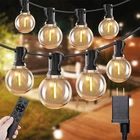 50FT Led String Lights With Remote, 25+1BULBS Dimmable Patio Outdoor, ... New. Price: $41.23.