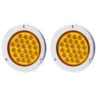 Yngia Truck Rear Tail Light, 4INCH Trailer Brake Stop 24LED, Amber New. Price: $31.99.