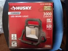 3000 Lumen Led Portable Corded Work Light By Husky Open. Price: $34.00.