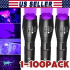 Uv Flashlight Black Super Bright 120000LM Torch Ultra Violet Lamp Led New. Price: $10.45.