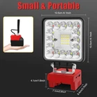 Led Work Portable For Milwaukee M18 Battery Cordless Flashlight Usb New. Price: $19.99.