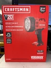 Craftsman V20 Led Work Spotlight Flashlight, 2,500 Lumens, Rechargeable New. Price: $62.99.