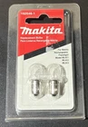 Genuine Makita 192546-1 Replacement Bulbs 2-PACK ML901 ML902 And ML903 Nos New. Price: $12.99.