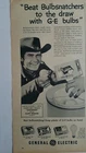 1956 General Electric Lamps Light Bulbs Clint Walker Star Of Cheyenne Tv Ad Used. Price: $9.99.