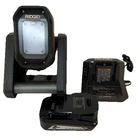 Ridgid 18V Led Flood Light Kit With 2 Ah Battery & Charger Portable Cordless New Open. Price: $74.95.