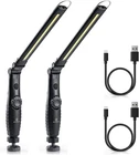 Orhomelife Rechargeable Led Work Light - 750 Lumens Foldable 2 Pack, Dark New. Price: $45.82.