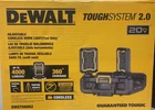 New Dewalt Tough System Cordless Led Adjustable Work Light Tool Only DWST08062. Price: $162.99.