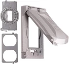 Hubbell MX1050S Weatherproof Flip Cover Single Gang Outdoor Ul Gray New. Price: $7.80.