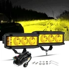 Auxbeam 5" Led Work Light Bar Spot Pods Fog Driving Amber Lamp Jeep Ford 4" New. Price: $67.99.