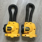 Dewalt DW919 Flexible Rechargeable Light Lot Of (2) 18V Tool Only Tested Works Used. Price: $19.99.