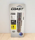 Coast 2000 Lumen Rechargeable Led Flashlight PX200R Aluminum, IP54 Resistant New. Price: $24.99.