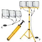 Riuvao 45000 Lumen Led Work Lights Stand - 3 Head Portable On New. Price: $200.98.