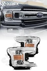 Alpharex Chrome Luxx Led Projector Headlights 2018-2020 Ford F-150 / Xlt New. Price: $895.00.