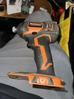 Ridgid R86034 18-VOLT 1/4 In. X4 Impact Driver (tool Only)- Free Shipping Used. Price: $24.99.