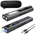 Flashlight 4 In Pocket Magnetic Led High Lumens Rechargeable Black LT-010 New. Price: $74.99.