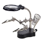 Flexman Light Helping Hands Magnifier Station, Professional Desktop Led... New. Price: $21.83.