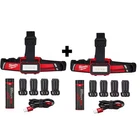 Milwaukee 600 Lumens Led Redlithium Usb Low-profile Hard Hat Headlamp (2-PACK) New. Price: $179.98.