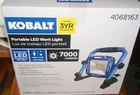 Kobalt Led Portable Work Light 7000 Lumens Indoor, Outdoor High/low Setting New. Price: $55.99.