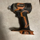 Ridgid 18-VOLT Lithium-ion 1/4 In. Cordless Impact Driver, Bare Tool, R86034 Used. Price: $28.00.