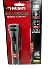 Husky 500-LUMENS Dual Power Focusing Modes Flashlight Rechargeable 1010865352 New. Price: $24.95.