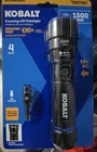 Kobalt 1500-LUMEN 4 Mode Focusing Led Rechargeable Flashlight New. Price: $29.99.