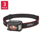 Infinity X1 1500 Lumen Rechargeable Headlamps, 3PK New. Price: $37.07.
