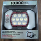 Infinity Dual-powered Led Worklight -10000 Lumens, Usb & Solar Rechargeable New. Price: $59.99.