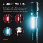 Nebo Slyde King Flashlight, Rechargeable Led And Work Bright New. Price: $40.00.