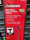 Husky Universal Telescoping Tripod Up To 60.50 In. Open. Price: $25.50.