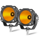 Lumimotor 3 Inch Round Pod Lights 50W Spot Amber Motorcycle Driving Light... New. Price: $70.18.