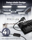 2 Pack Linkable Led Shop Lights, Ultra Bright 100W 15000LM Aluminum Plug G... New. Price: $68.95.