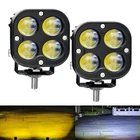 Motorcycle Led Spotlight Yellow/white Hi-low Combo Beam Offroad Driving F... New. Price: $34.17.