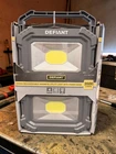 Defiant Magnetic Utility Light 3500 Lumens Rechargeable W/ Power Bank Open. Price: $29.99.