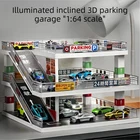 1/64 Diorama Diecast Car Garage Model Led Japanese Multi-layer Display Scene Us New. Price: $33.47.