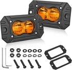 Amber Flush Mount Led Pods, Akd Part Cree Bumper Lights 40W Spot Flood New. Price: $47.46.