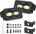 3 Inch Sae Led Fog Lights 40W Dot Approved Mini Pods Street White New. Price: $111.98.