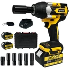 Byczone 1000N.M(740FT-LBS) Cordless Impact Wrench, 1/2 With Two 4.0AH Battery New. Price: $109.90.